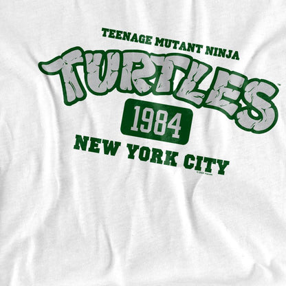White - Pack Shot - Teenage Mutant Ninja Turtles Mens Est 1984 NYC T-Shirt
