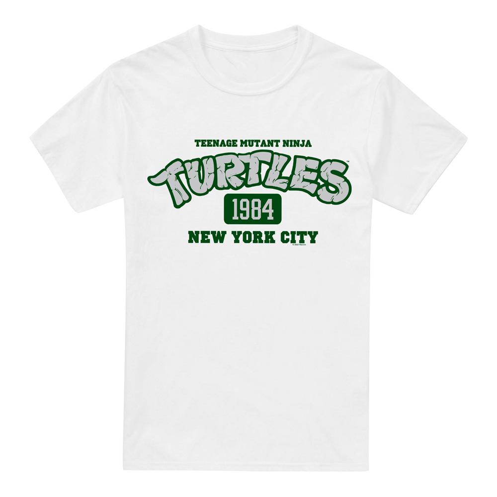 White - Front - Teenage Mutant Ninja Turtles Mens Est 1984 NYC T-Shirt
