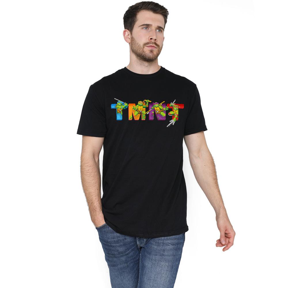 Black - Lifestyle - Teenage Mutant Ninja Turtles Mens Arcade Main Screen T-Shirt