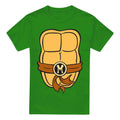 Kelly Green - Front - Teenage Mutant Ninja Turtles Mens Michelangelo Chest T-Shirt