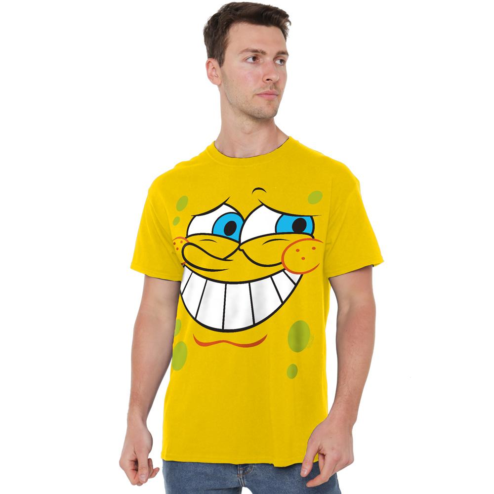 Yellow - Lifestyle - SpongeBob SquarePants Mens Guilty Face T-Shirt
