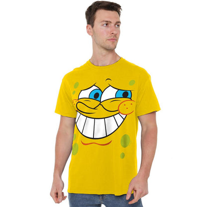 Yellow - Lifestyle - SpongeBob SquarePants Mens Guilty Face T-Shirt