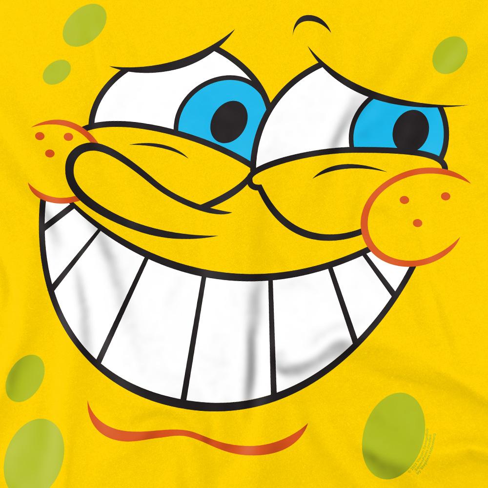 Yellow - Pack Shot - SpongeBob SquarePants Mens Guilty Face T-Shirt