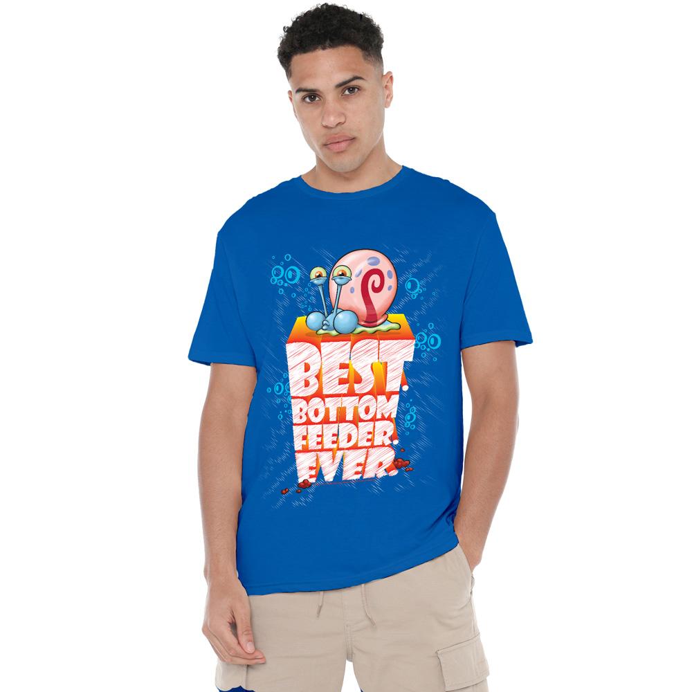 Royal Blue - Lifestyle - SpongeBob SquarePants Mens Best Bottom Feed Ever T-Shirt