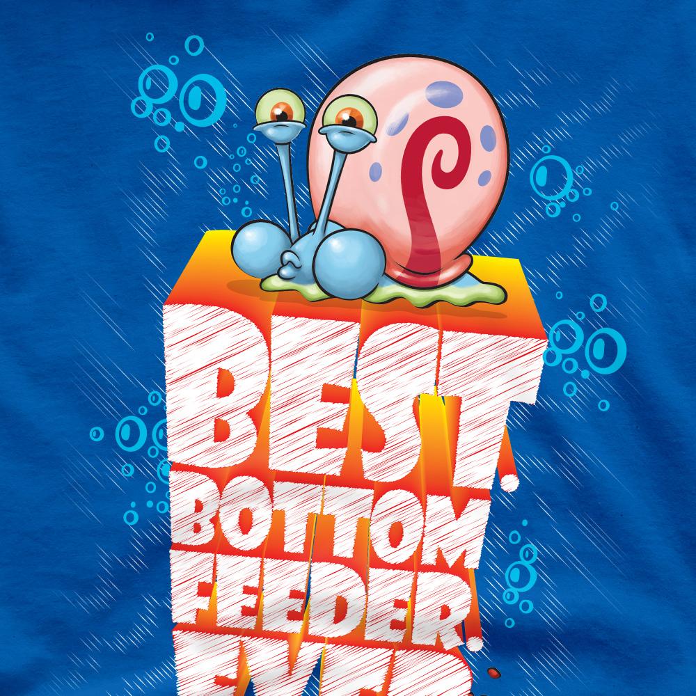 Royal Blue - Pack Shot - SpongeBob SquarePants Mens Best Bottom Feed Ever T-Shirt