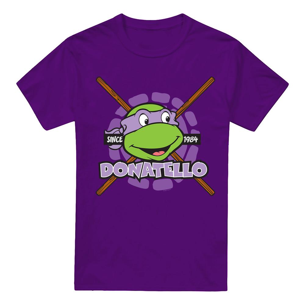 Purple - Front - Teenage Mutant Ninja Turtles Mens Since 1984 Donatello T-Shirt
