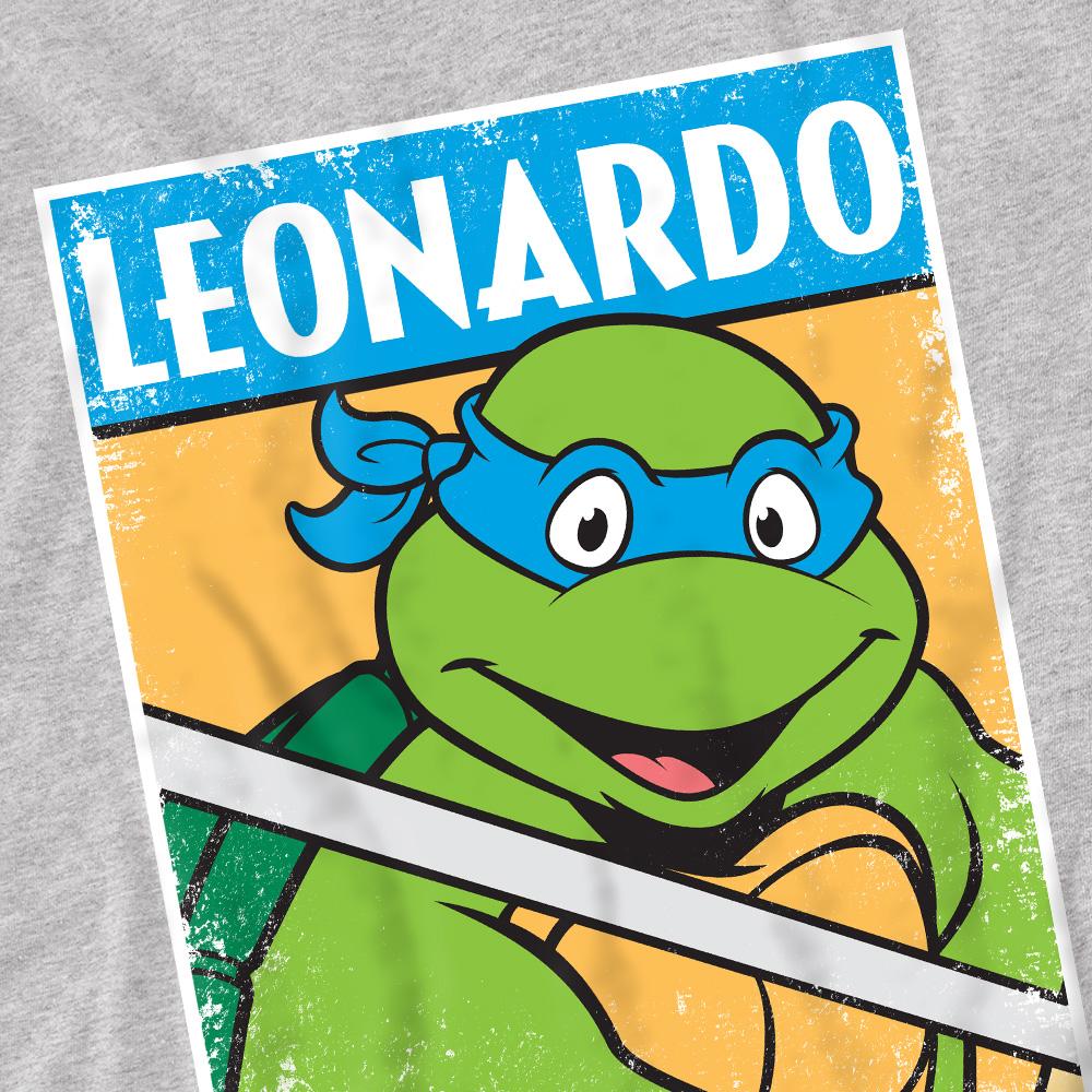 Sport Heather - Pack Shot - Teenage Mutant Ninja Turtles Mens Leonardo T-Shirt