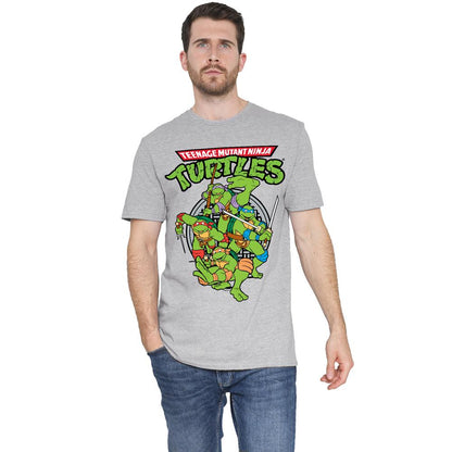Sport Heather - Lifestyle - Teenage Mutant Ninja Turtles Mens Group T-Shirt