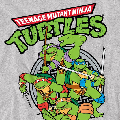 Sport Heather - Side - Teenage Mutant Ninja Turtles Mens Group T-Shirt