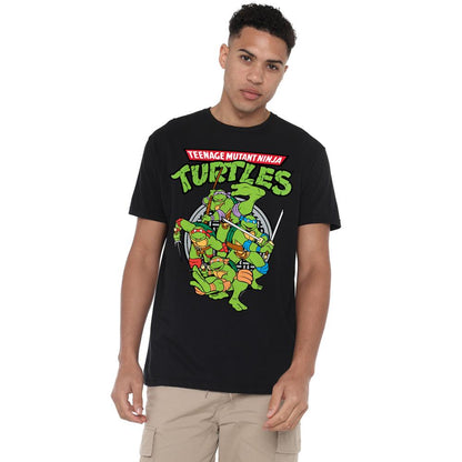 Black - Lifestyle - Teenage Mutant Ninja Turtles Mens Group T-Shirt