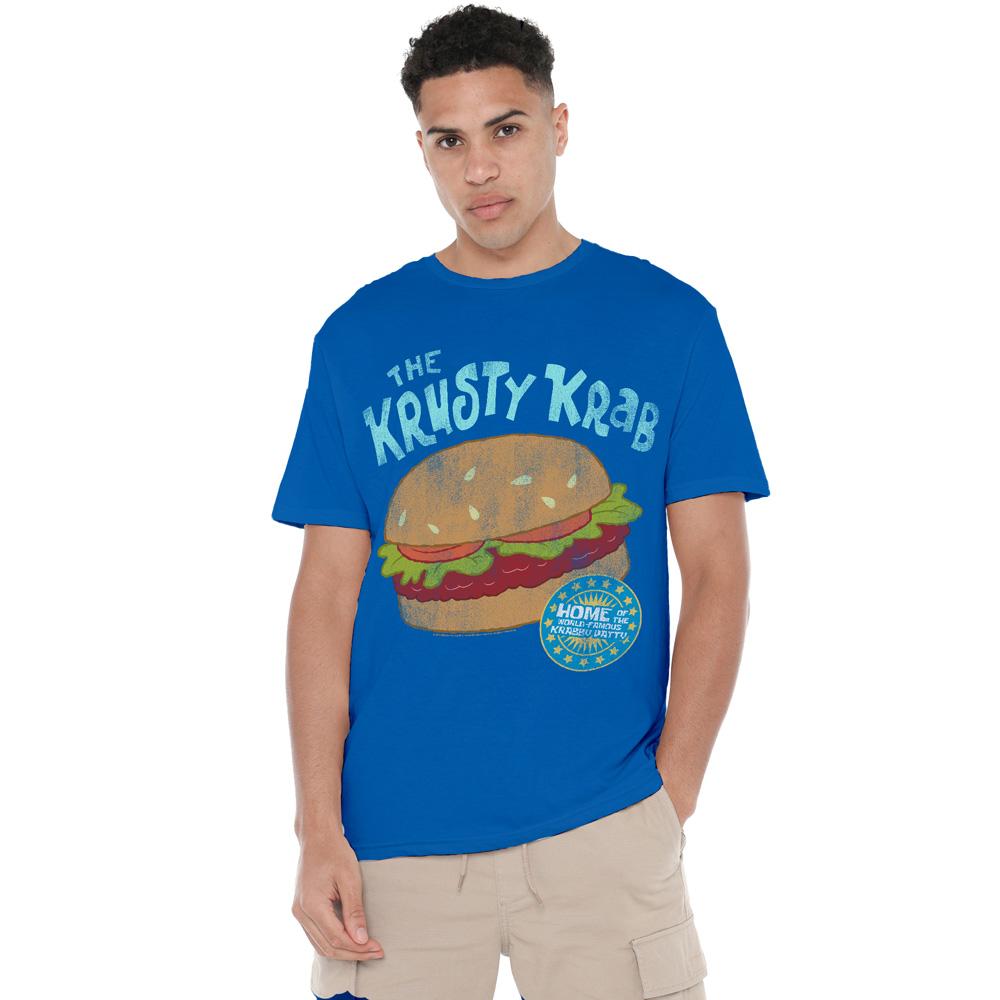 Royal Blue - Lifestyle - SpongeBob SquarePants Mens Krusty Krab T-Shirt