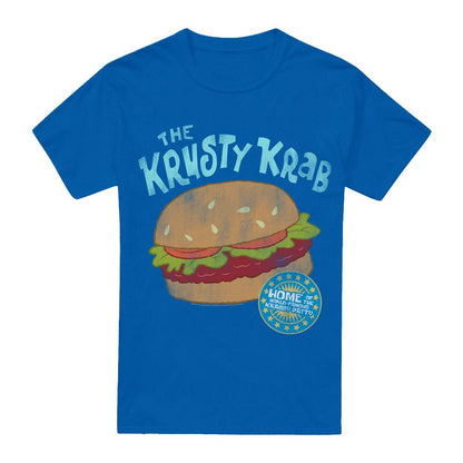 Royal Blue - Front - SpongeBob SquarePants Mens Krusty Krab T-Shirt