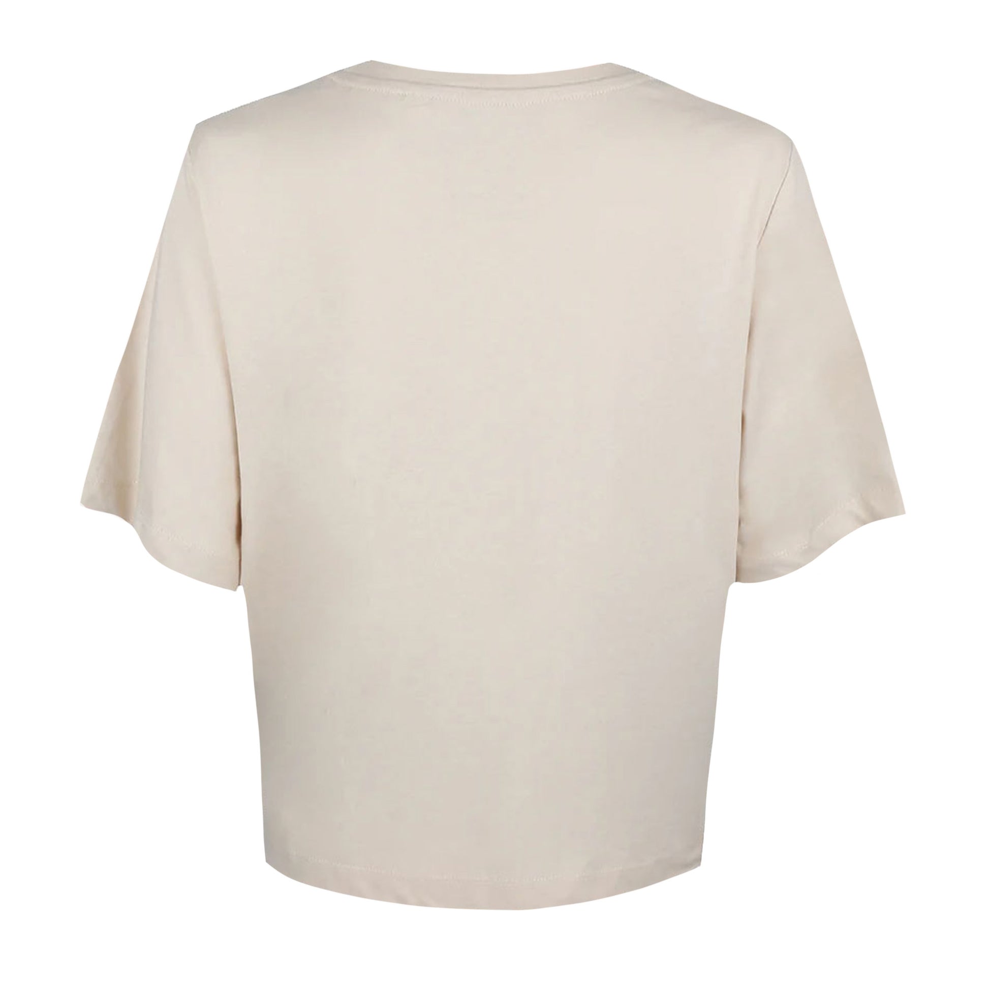 Nude-Grey-White - Back - Star Wars: The Mandalorian Womens-Ladies Song The Child Boxy Crop Top