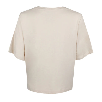 Nude-Grey-White - Back - Star Wars: The Mandalorian Womens-Ladies Song The Child Boxy Crop Top