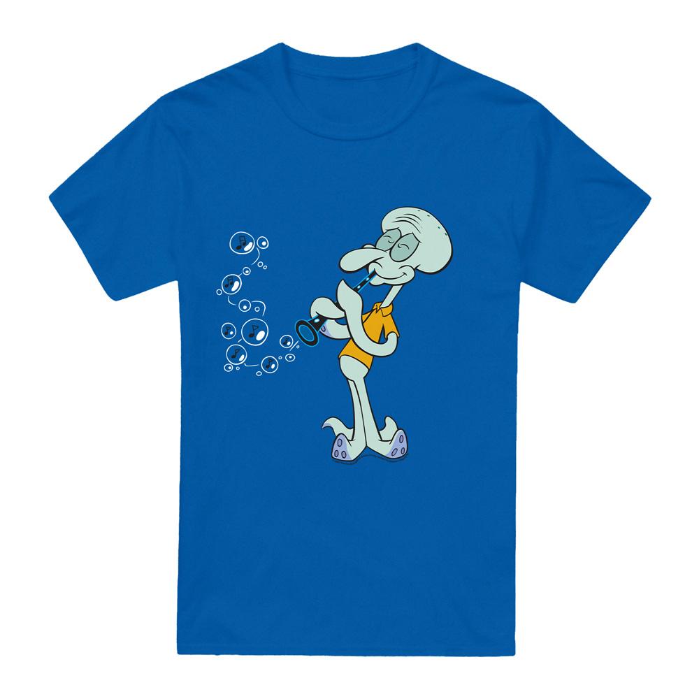 Royal Blue - Front - SpongeBob SquarePants Mens Squidward´s Clarinet T-Shirt
