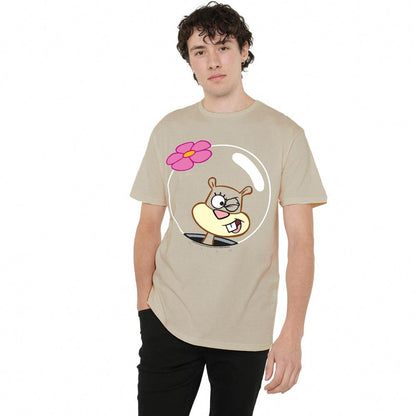 Sand - Lifestyle - SpongeBob SquarePants Mens Wink Sandy Cheeks Face T-Shirt