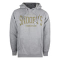 Sports Grey - Front - Peanuts Mens Strength Club Snoopy Hoodie