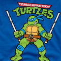 Royal Blue - Side - Teenage Mutant Ninja Turtles Mens Leonardo Retro T-Shirt