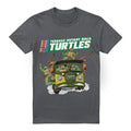 Charcoal - Front - Teenage Mutant Ninja Turtles Mens Van T-Shirt
