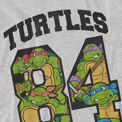 Sport Heather - Side - Teenage Mutant Ninja Turtles Mens 84 Turtles T-Shirt