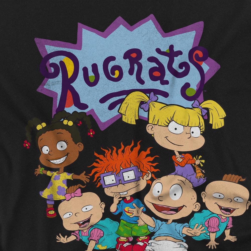 Black - Side - Rugrats Mens Group T-Shirt