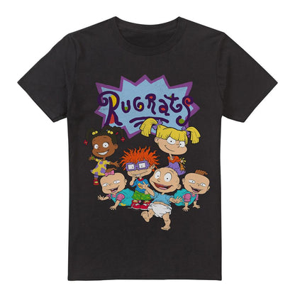 Black - Front - Rugrats Mens Group T-Shirt