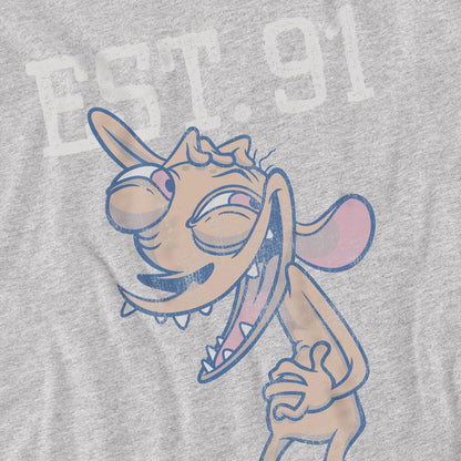 Sport Heather - Pack Shot - Ren & Stimpy Mens Est T-Shirt