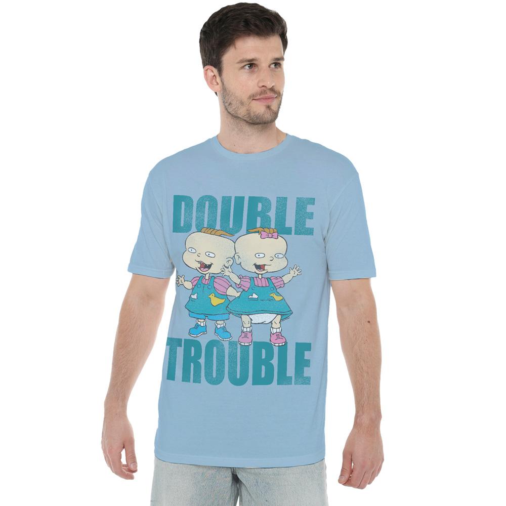 Light Blue - Lifestyle - Rugrats Mens Double Trouble T-Shirt