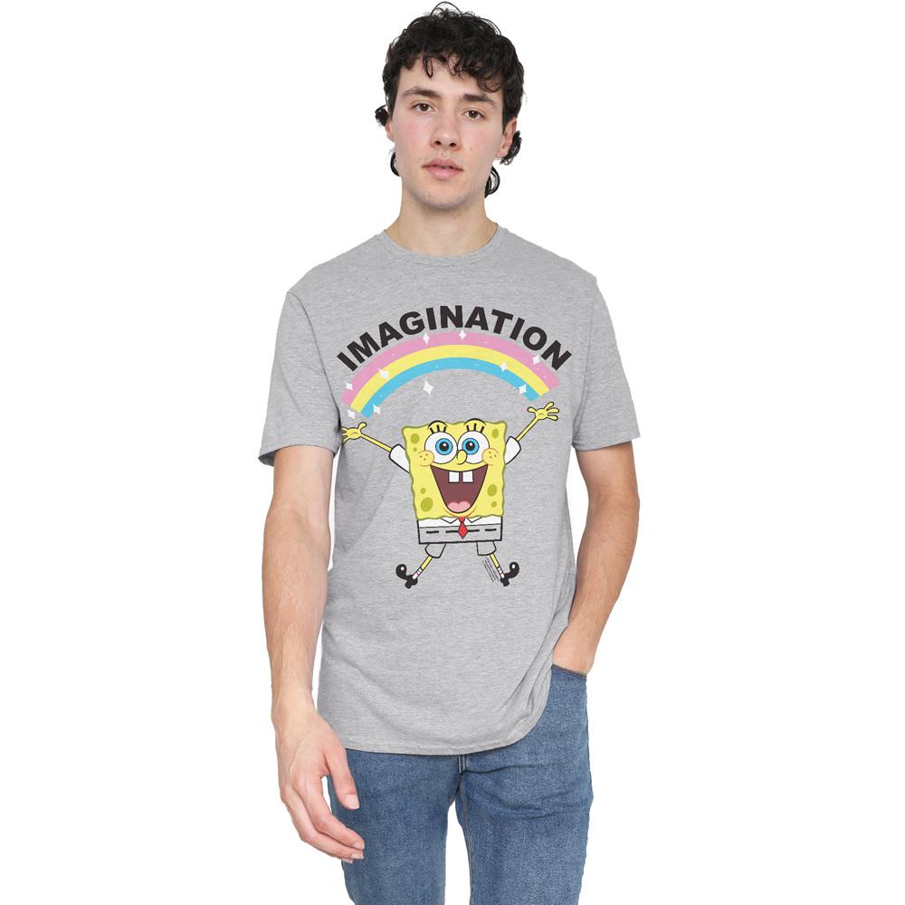 Sport Heather - Lifestyle - SpongeBob SquarePants Mens Simple Imagination T-Shirt