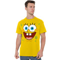 Yellow - Lifestyle - SpongeBob SquarePants Mens Goofy Smile Face T-Shirt