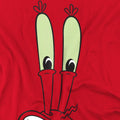 Red - Side - SpongeBob SquarePants Mens Smile Mr Krabs Face T-Shirt