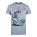 Stone Blue - Front - Marvel Mens Thanos T-Shirt