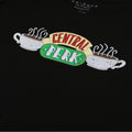 Black - Side - Friends Womens-Ladies Central Perk T-Shirt