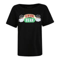 Black - Front - Friends Womens-Ladies Central Perk T-Shirt