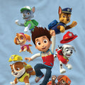 Light Blue - Side - Paw Patrol Mens Ryders Pups T-Shirt