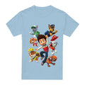 Light Blue - Front - Paw Patrol Mens Ryders Pups T-Shirt