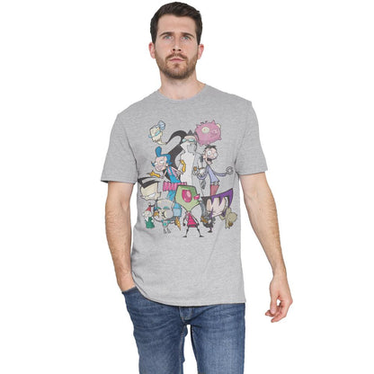 Sport Heather - Lifestyle - Invader Zim Mens Group Shot T-Shirt