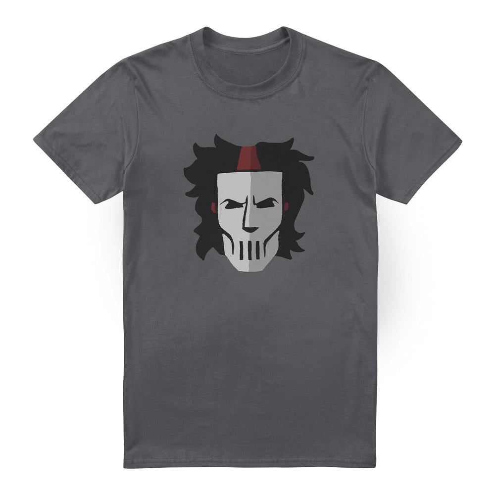 Charcoal - Front - Teenage Mutant Ninja Turtles Mens Casey Jones Mask T-Shirt