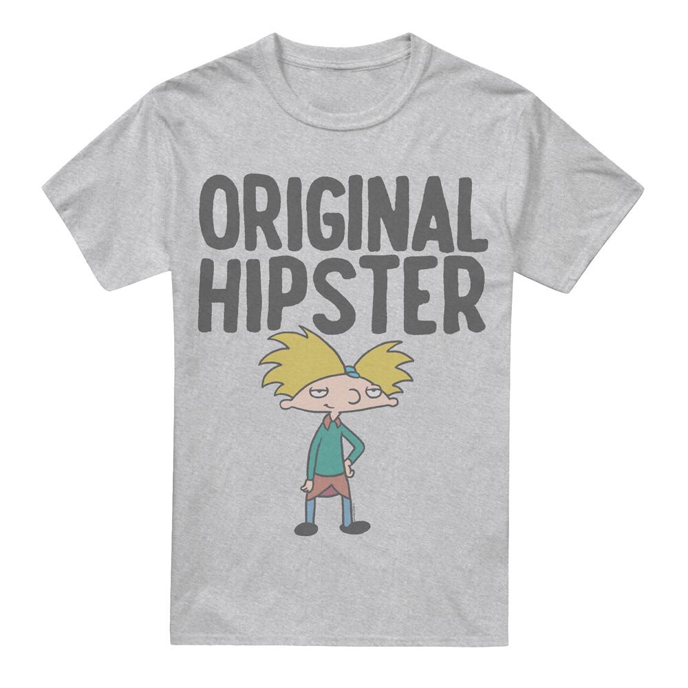 Sport Heather - Front - Hey Arnold! Mens Original Hipster T-Shirt