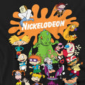 Black - Side - Nickelodeon Mens Splat Group T-Shirt