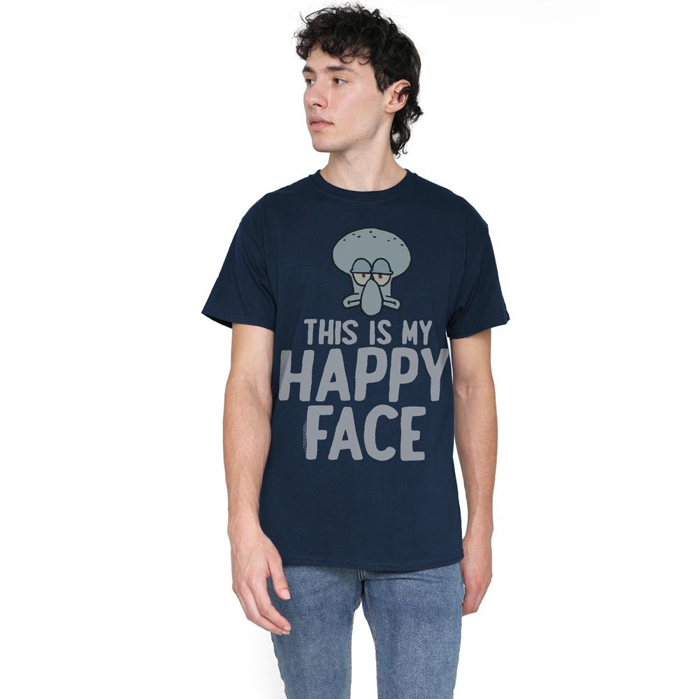 Navy - Lifestyle - SpongeBob SquarePants Mens Happy Face T-Shirt
