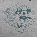 Sports Grey-Black - Side - Disney Womens-Ladies Allow Yourself To Grow Mickey Mouse T-Shirt