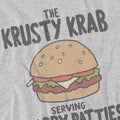 Sport Heather - Side - SpongeBob SquarePants Mens Krabby Patties T-Shirt