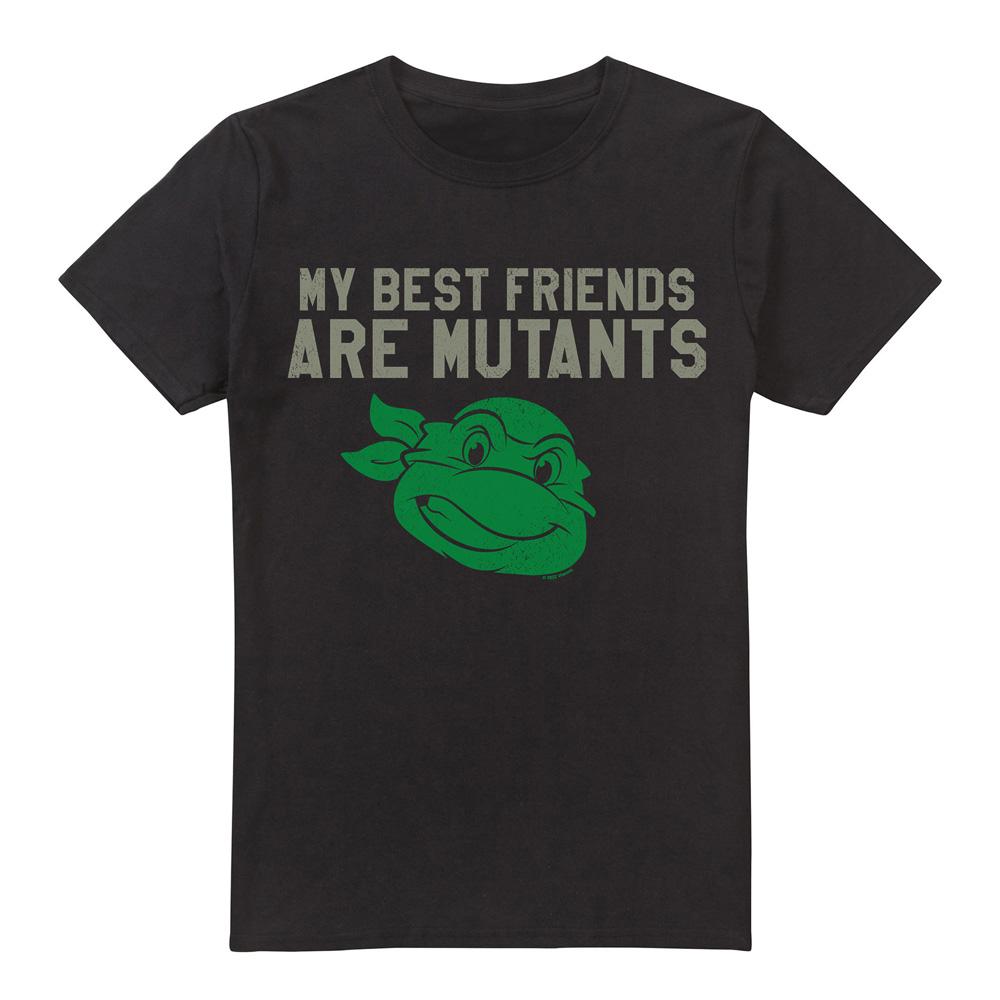 Black - Front - Teenage Mutant Ninja Turtles Mens Mutant Friends T-Shirt
