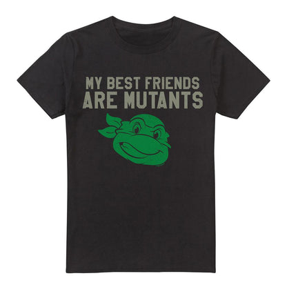 Black - Front - Teenage Mutant Ninja Turtles Mens Mutant Friends T-Shirt
