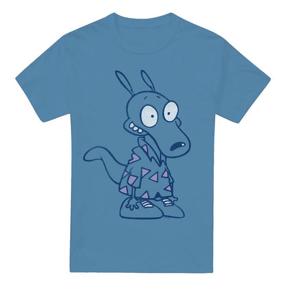 Carolina Blue - Front - Rocko´s Modern Life Mens Shirt T-Shirt
