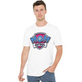 White - Lifestyle - Paw Patrol Mens Mom Patrol Badge Mothers Day T-Shirt