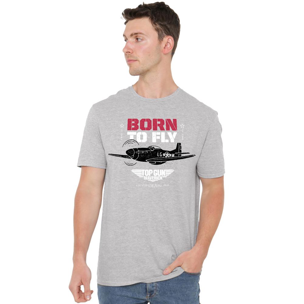 Sport Heather - Lifestyle - Top Gun Mens Born To Fly T-Shirt
