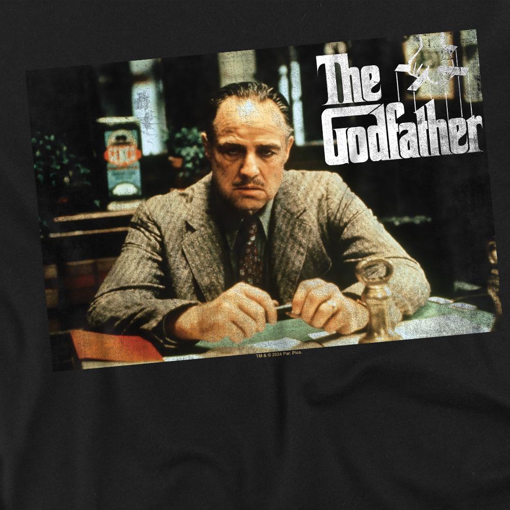 Black - Pack Shot - The Godfather Mens Don Vito Corleone Picture T-Shirt