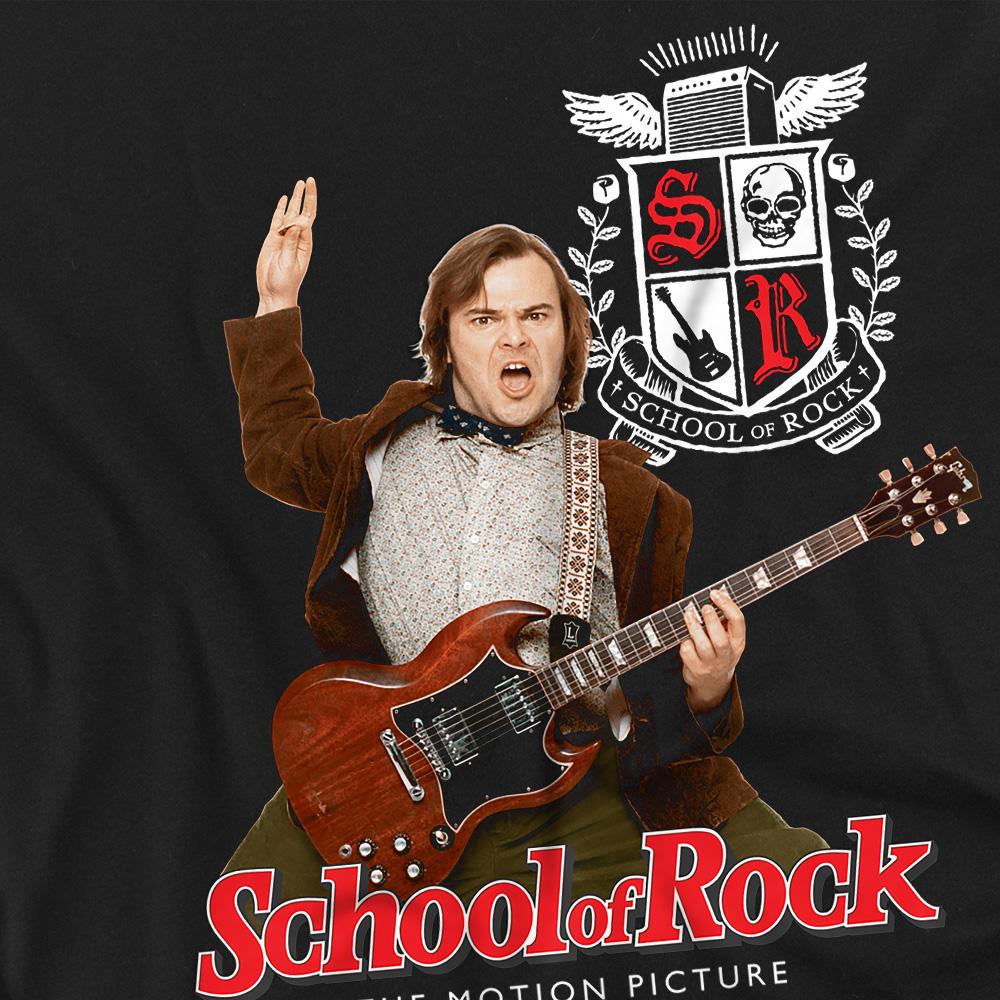 Black - Side - School of Rock Mens The Teacher Is In T-Shirt